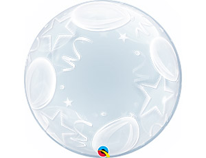 П BUBBLE DECO 24" Шары и Звезды