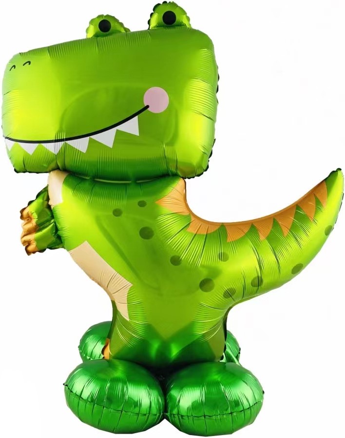 Шар 3D (39''/99 см) Фигура на подставке, Динозавр, 1 шт. в уп.
