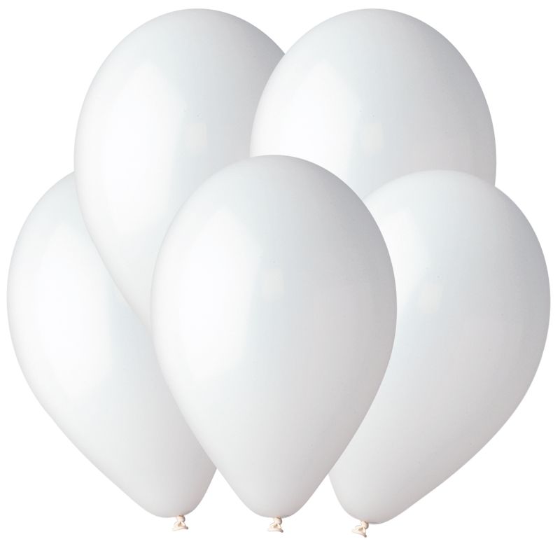 Италия Gemar 10" Пастель White, 100 шт.