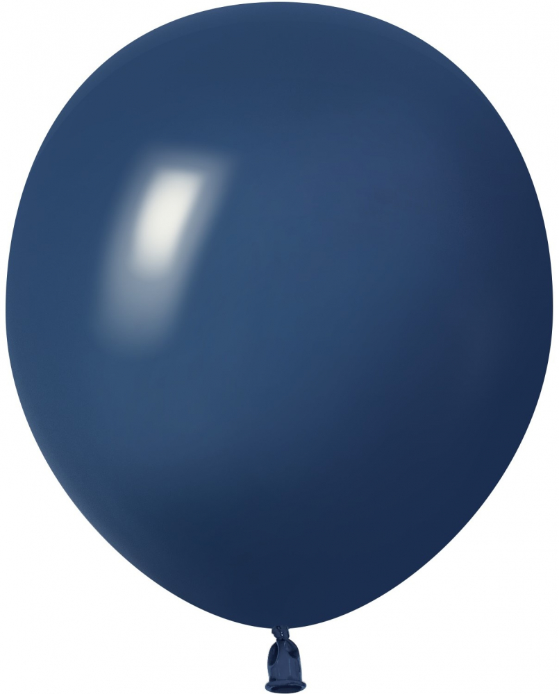 Шар (12''/30 см) Темно-синий, пастель ретро, 100 шт. Китай/512