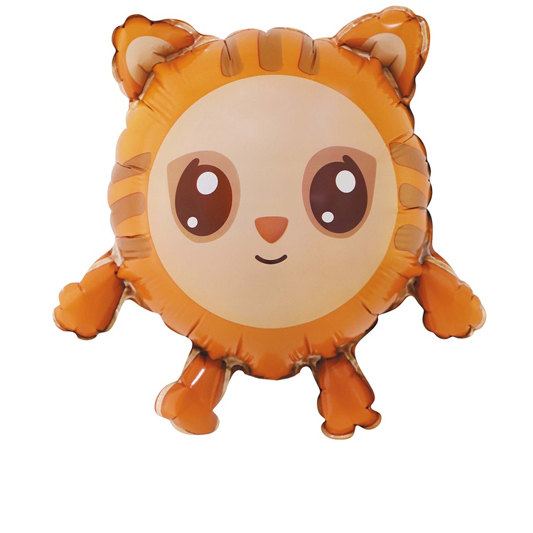 Шар с клапаном (12''/30 см) Мини-фигура,  Малышарики Тигруня