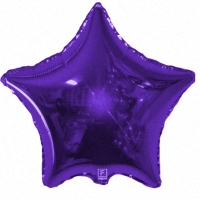 FM Шар (9''/23 см) Мини-звезда, Фиолетовый