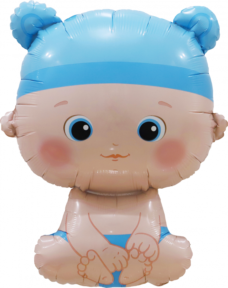 Шар (33''/84 см) Фигура, Малыш Мальчик, 1 шт. в уп.