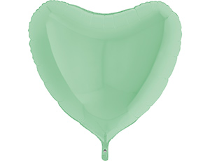 Г Б/РИС СЕРДЦЕ 36" Пастель Matte Green