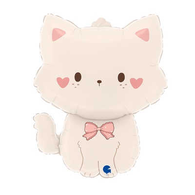 G Шар (22"/55см) Фигура, Кошечка кокетка