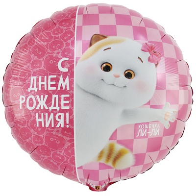 К 18" РУС ДР Басик Кошечка Ли-Ли