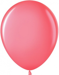 Шар 10'' Розовый коралл, пастель, 100 шт, Малайзия