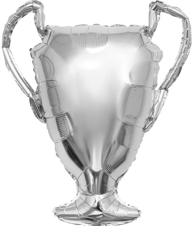 Шар (33''/84 см) Фигура, Кубок Чемпиона, Серебро, 1 шт. в уп.