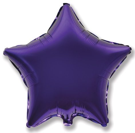 FM Шар (18''/46 см) Звезда, Фиолетовый