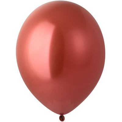 Шар 14" Хром Glossy Red, BELBAL / 50 шт./