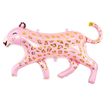 ПД 41 ФИГУРА Леопард Pink 63*103 см PartyDeco