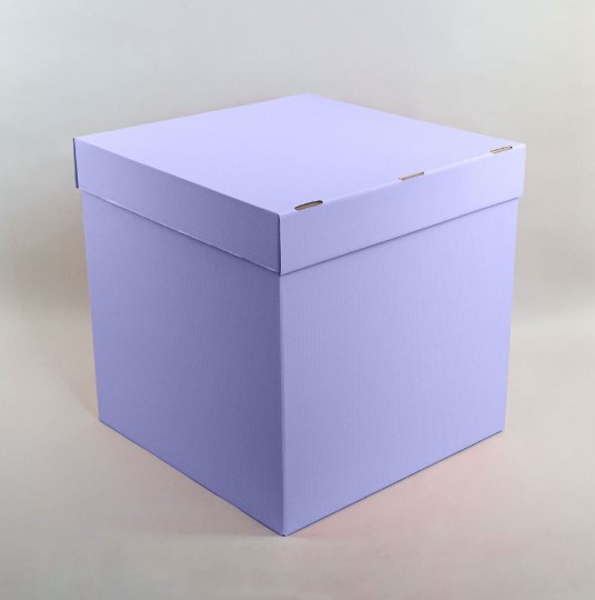 Коробка для воздушных шаров Лаванда 60*60*60 см