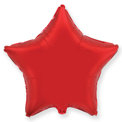 FM Шар (32''/81 см) Звезда, Красный