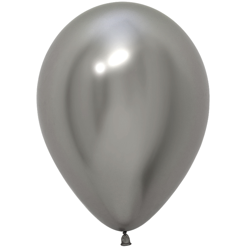 S Шар (5''/13 см) Reflex, Зеркальный блеск, Серебро (981), хром, 50 шт.