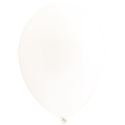 Шар 14" Пастель Экстра White, BELBAL / 50 шт./