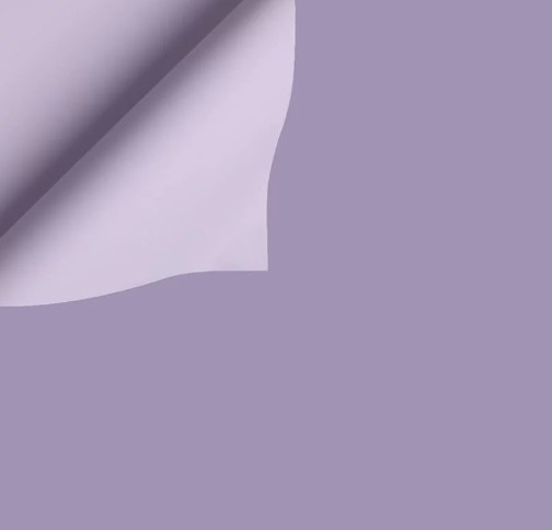 Плёнка матовая двухсторон 58см x 10м Светло-фиолетовый и Фиолетовый