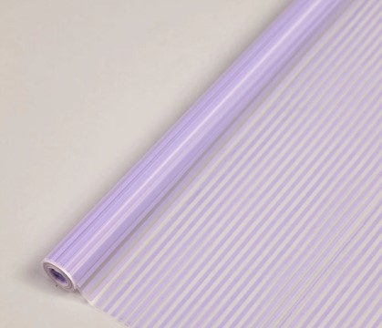 Плёнка матовая  CartaPack, Полоска,Яр.Фиолетовый, 700мм x 40мкр 200 гр