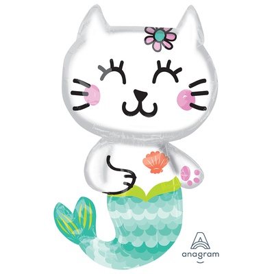 A Шар (31"/79см) Фигура, Кошка-русалка