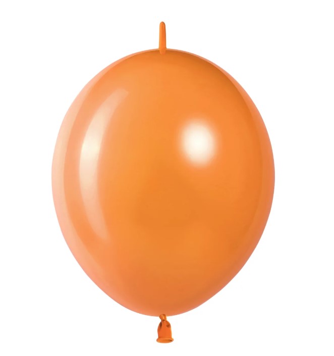 Шар (12''/30 см) Линколун, Оранжевый, пастель, 50 шт.
