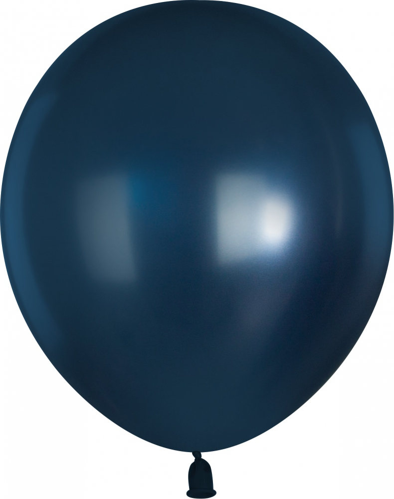 Шар (12''/30 см) Темно-синий (M77/518), металлик, 100 шт.