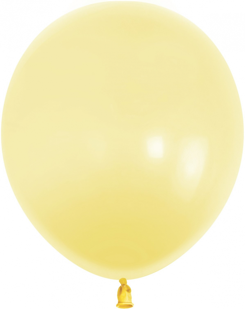 Шар (12''/30 см) Светло-желтый (H2/720), макарунс, 100 шт. Китай/512
