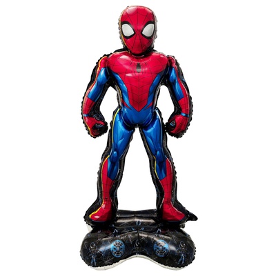 Шар 3D (59''/150 см) Фигура на подставке, Герой Паук, 1 шт. в уп.