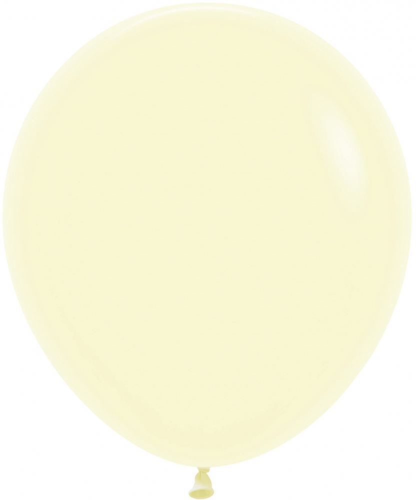 Шар (18''/46 см) Макарунс, Светло-желтый (620), пастель, 1 шт.