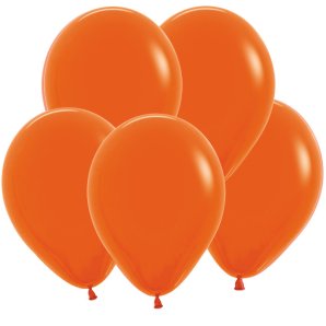 S 10"/25см Пастель Оранжевый / Orange / 100 шт. /
