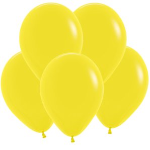S 10"/25см Пастель Желтый / Yellow  / 100 шт. /