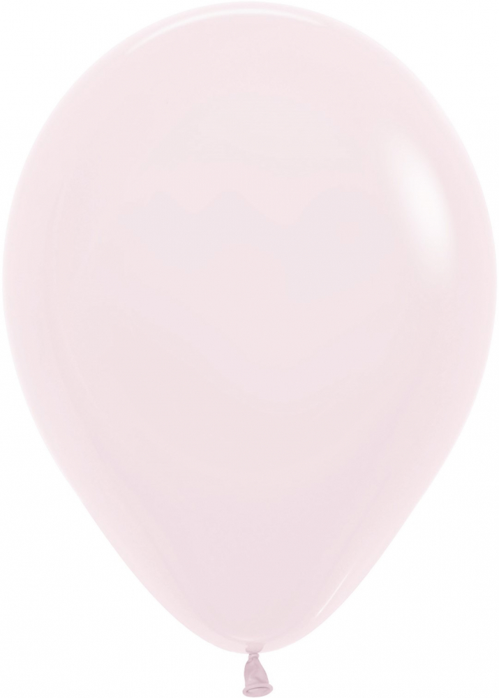 S Шар (12''/30 см) Нежно-розовый (609), макарунс, 100 шт
