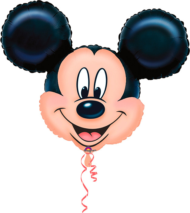 А Шар (35''/90 см) Фигура, Микки Маус Голова / Mickey Mouse Head A30/ 1 шт. Anagram, США	