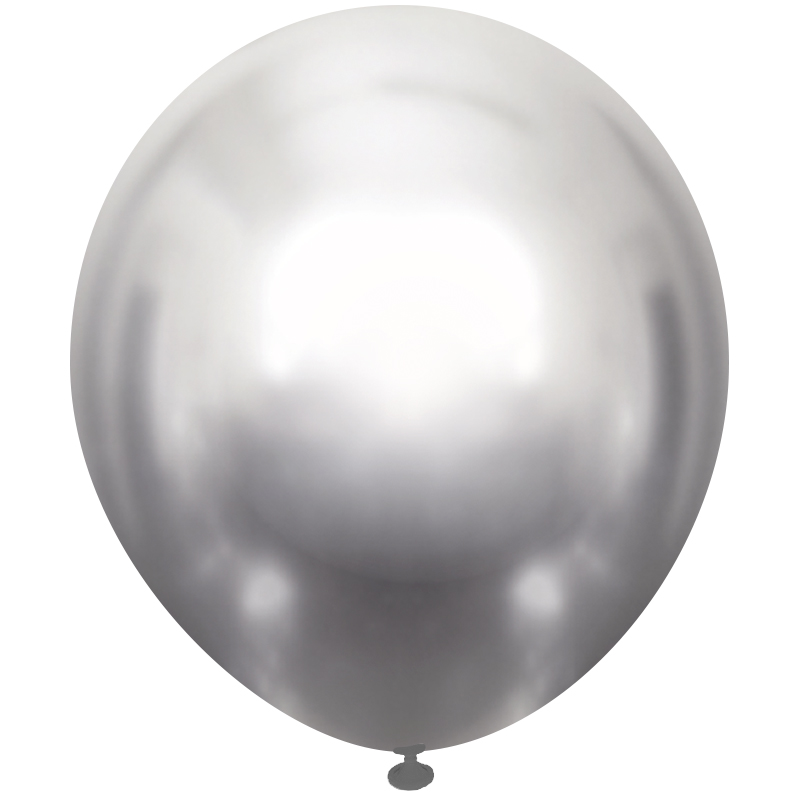 Шар (18''/46 см) Серебро (523), хром,Орбиталь