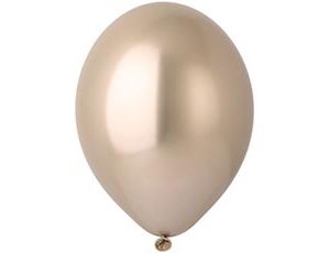 Шар 14" Хром Glossy Gold, BELBAL / 50 шт./