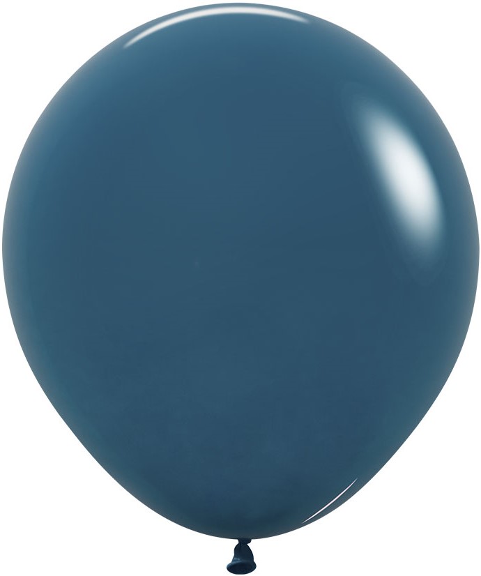 S Шар (18''/46 см) Глубокий Синий (035), пастель, 1 шт.