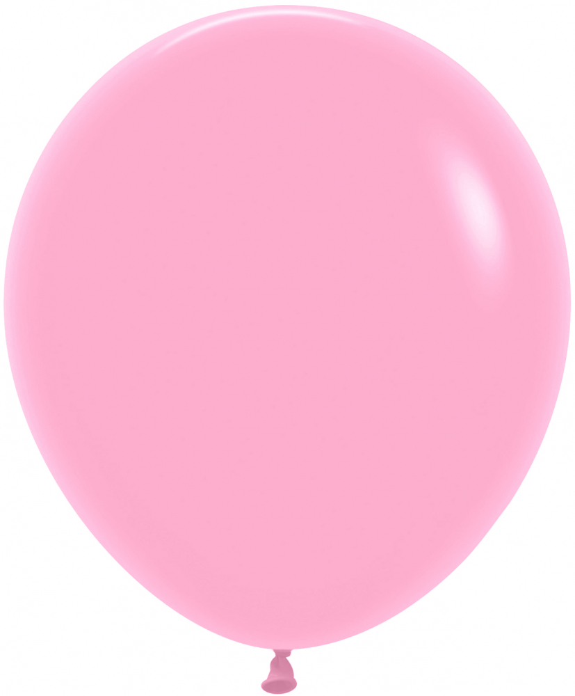 Шар (18''/46 см) Розовый (009), пастель, 1 шт.