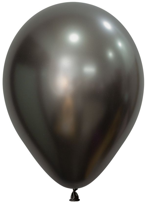 S Шар (12''/30 см), Полуночный Серый (880), шелк, 50 шт.