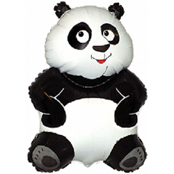FM Шар (32''/81 см) Фигура, Большая панда, Белый