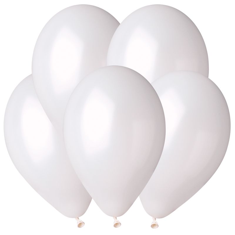 Италия Gemar 5" Металлик White, 100 шт.
